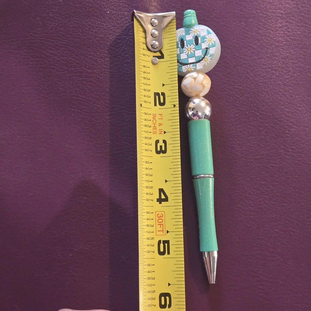 🍒🍒 Floral Smiley Face Pen - You Choose Design